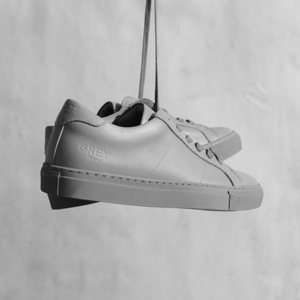 GREATS x JASON WU‎ Womens Sneakers 8.5 Gray Leather Clean Girl Minimalist